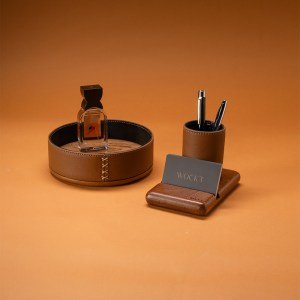 Pack Desk : Acajou Camel