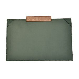 The Wodesk : Acajou Cuir Olive
