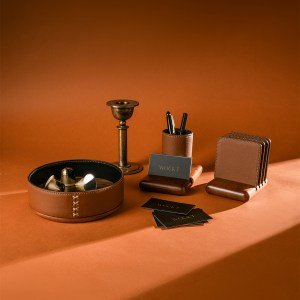 Pack Prestige Acajou Camel - Cadeau d'entreprise Tunisie