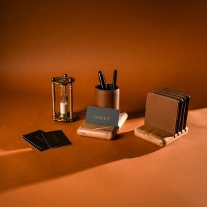 Pack Hub Hêtre Camel - Accessoires de Bureau Tunisie